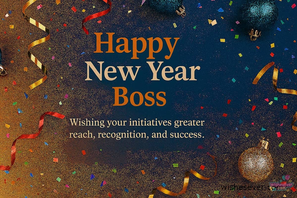 New Year messages for boss 2026