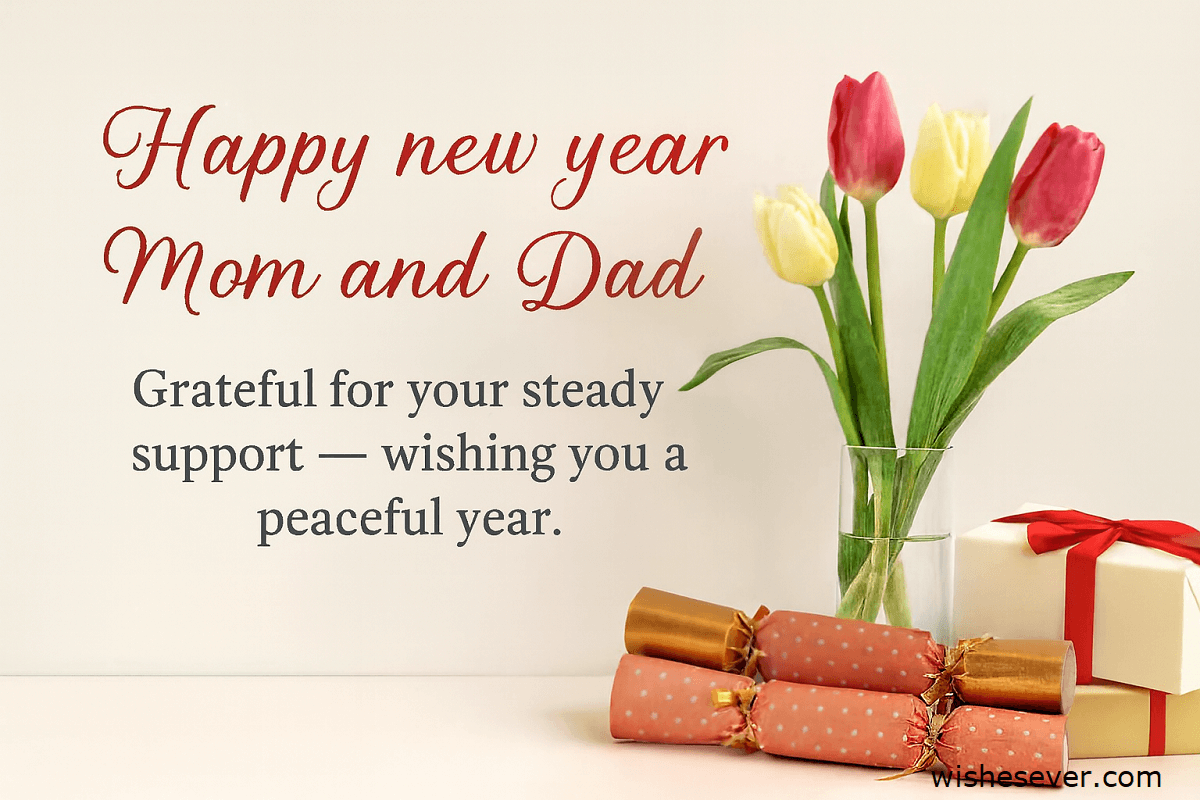 New Year wishes for parents