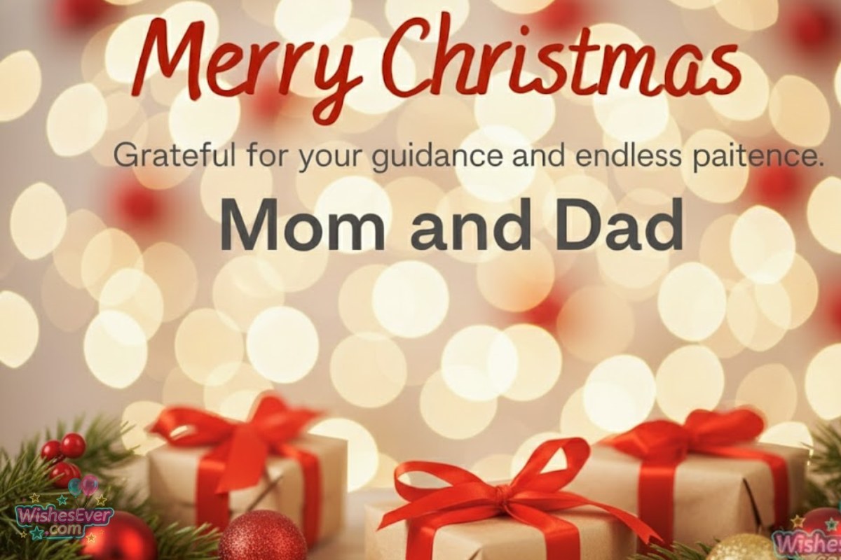 Christmas Wishes for Parents