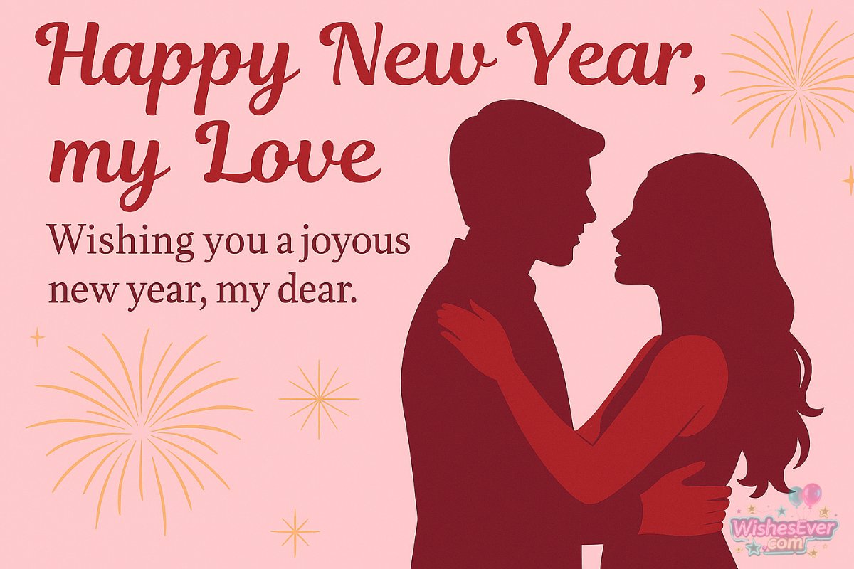 Happy New Year Wishes for Husband
