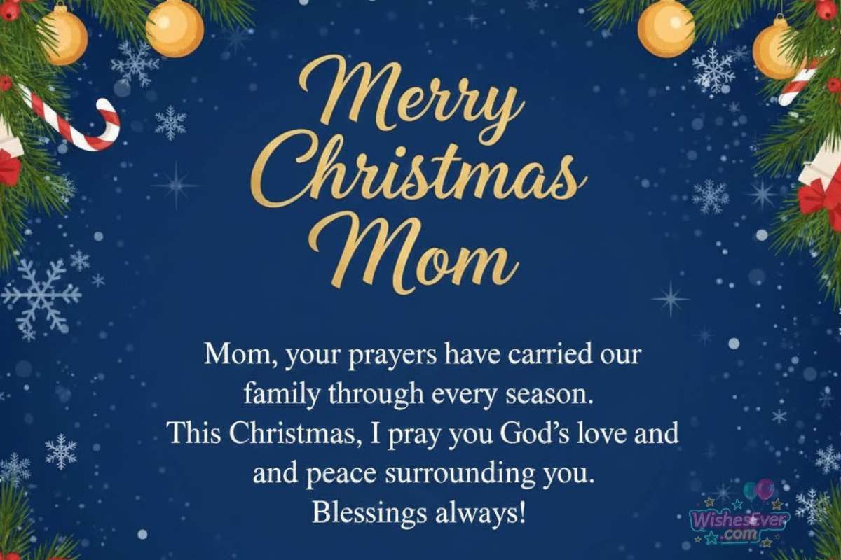 Merry Christmas Mom Wishes