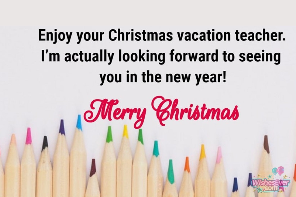 Merry Christmas Teacher