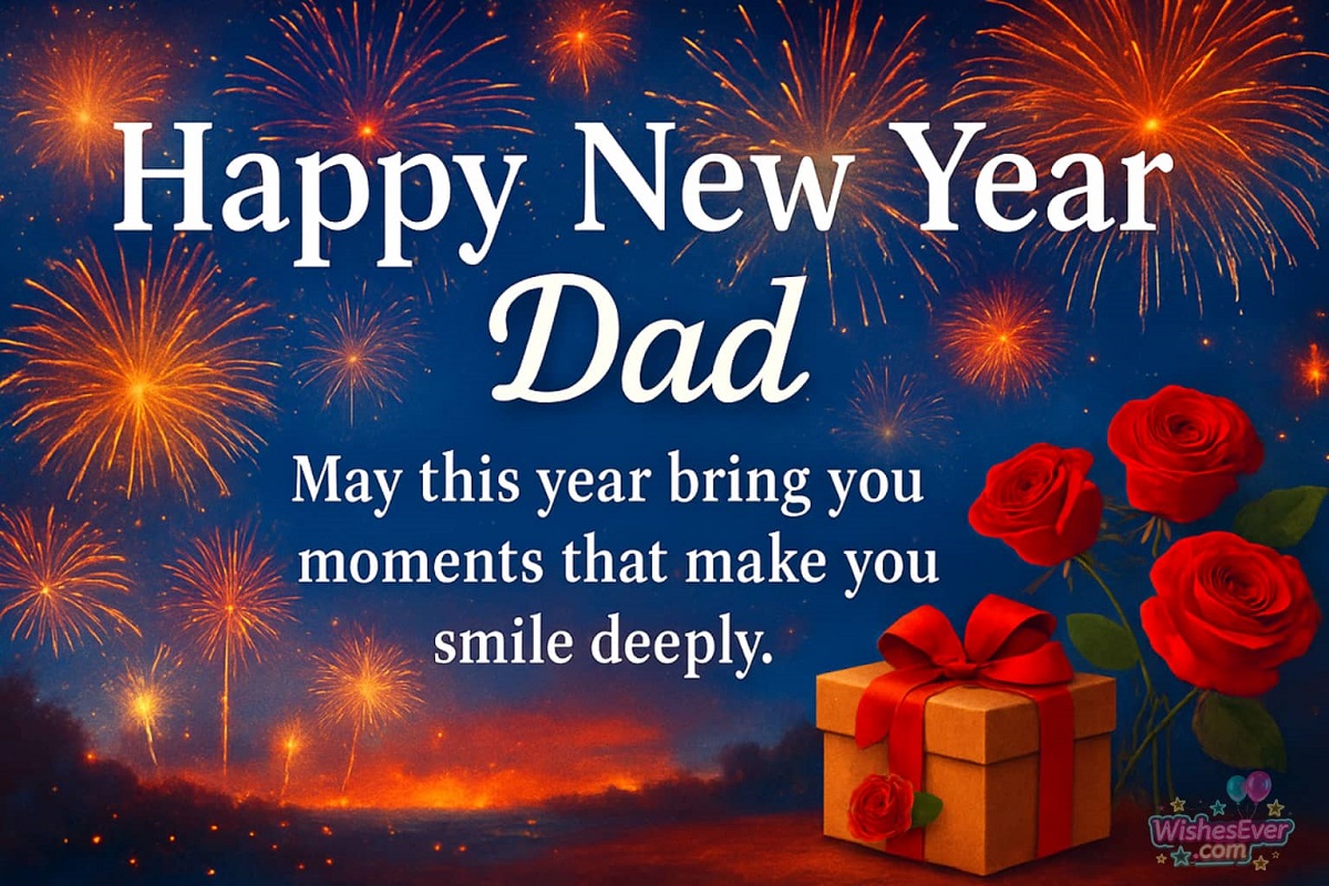 New year wishes for father 2026