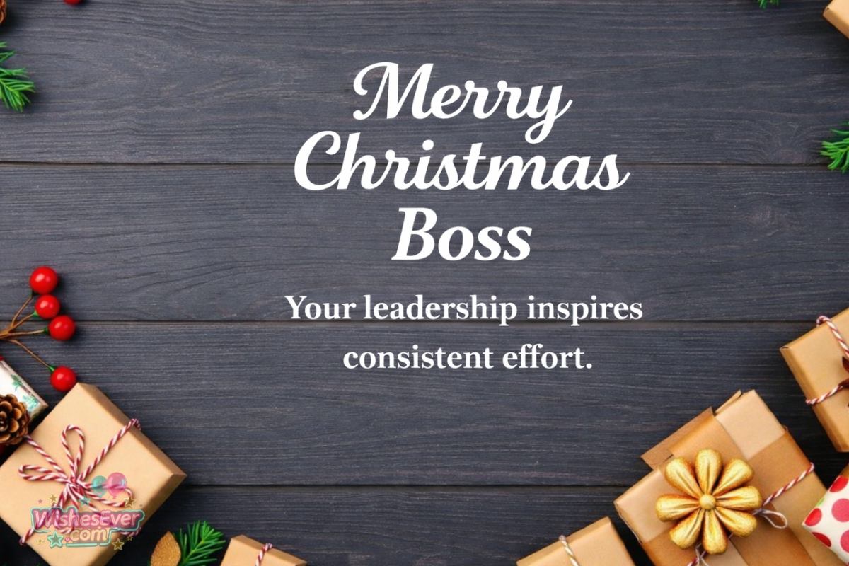 Professional Christmas Quotes for Boss