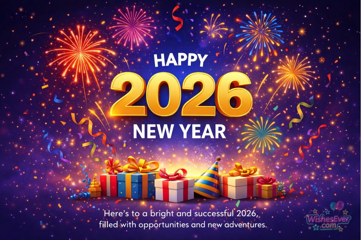 Happy New Year Wishes Images 2026