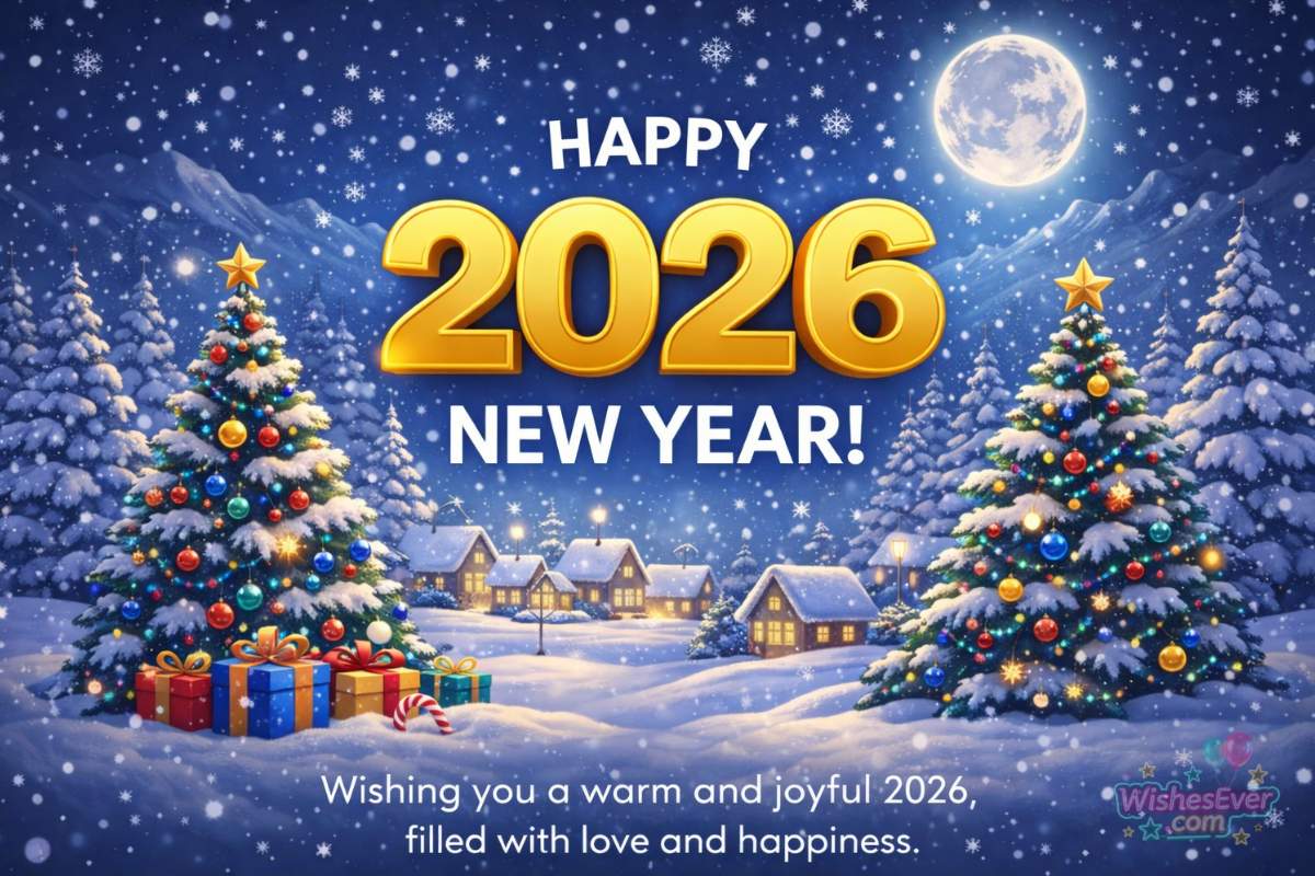 New Year 2026 Wishes Images HD